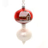 (33902) Holiday Ornaments Winter Drop, 5.00 Inch, Ornament Alpine Glitter Ta137