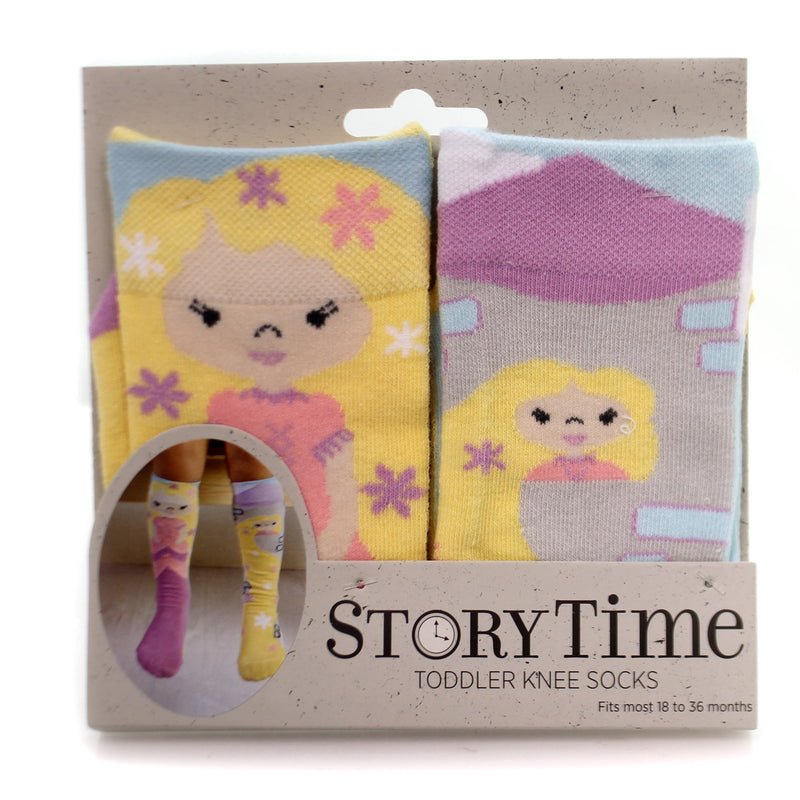 Novelty Socks Rapunzel Knee Story Time Socks - - SBKGifts.com