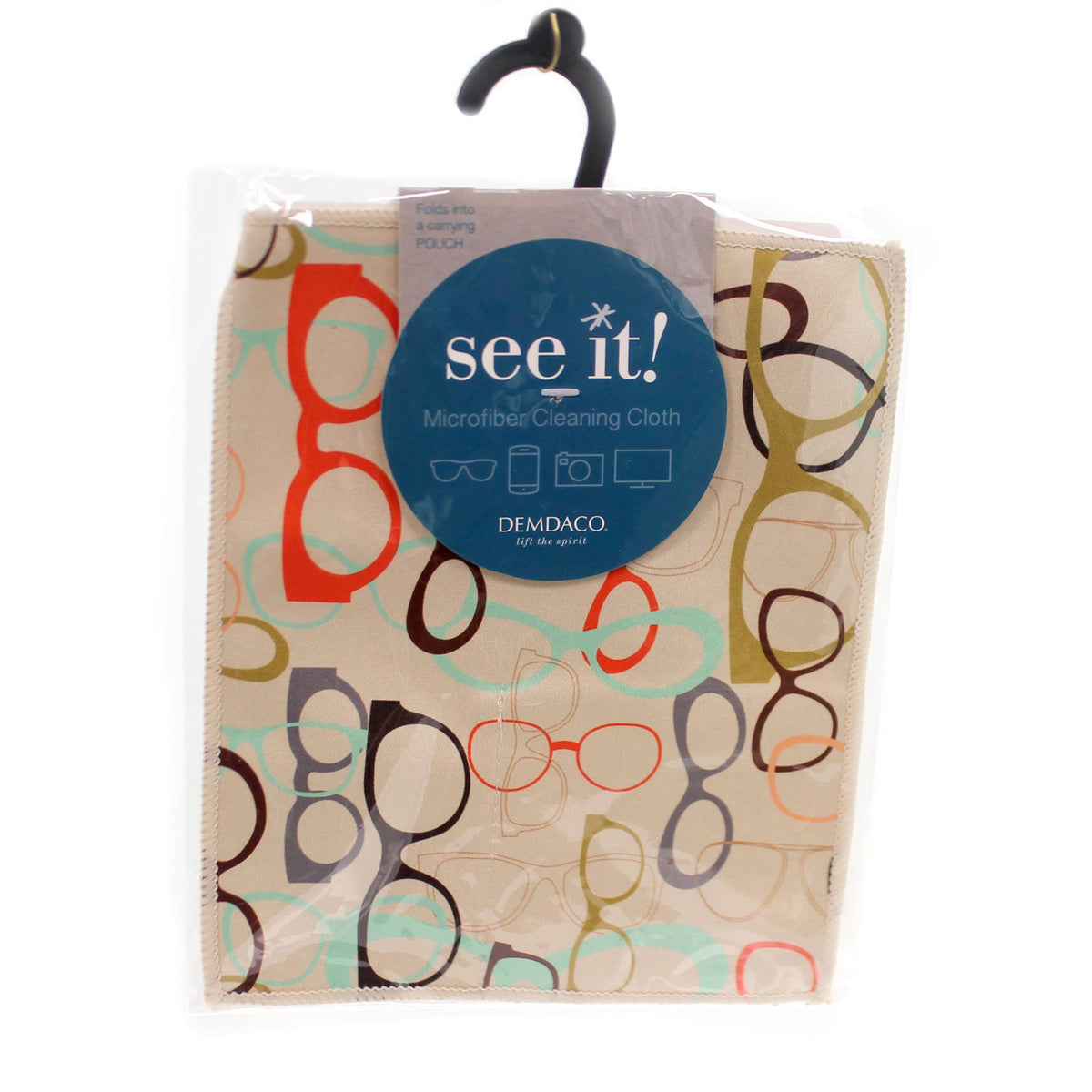 (34010) Taupe Glasses Microfiber Cloth