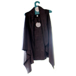 Apparel Charcoal Suede Vest Fabric Fashion Apparel 1004290010 (34046)