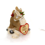 Christmas Reindeer With Cardinal Polyresin Friend Heart Of Christmas 4058272 (34130)