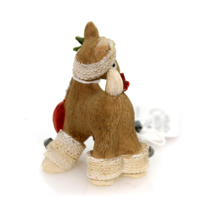 Christmas Reindeer With Cardinal - - SBKGifts.com