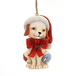 Jim Shore Puppy With Bow Ornament Polyresin Heartwood Creek 4058829 (34153)