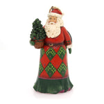 Jim Shore Evergreen Santa Ornament Polyresin Heartwood Creek 4058815 (34160)
