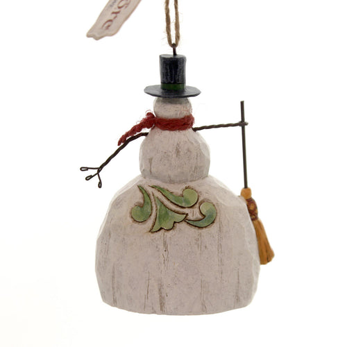 Jim Shore Snowman With Broom - - SBKGifts.com