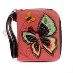 Handbags Butterfly Zip Around Wallet Wrist Strap Credit Cards 839Nb8 (36558)
