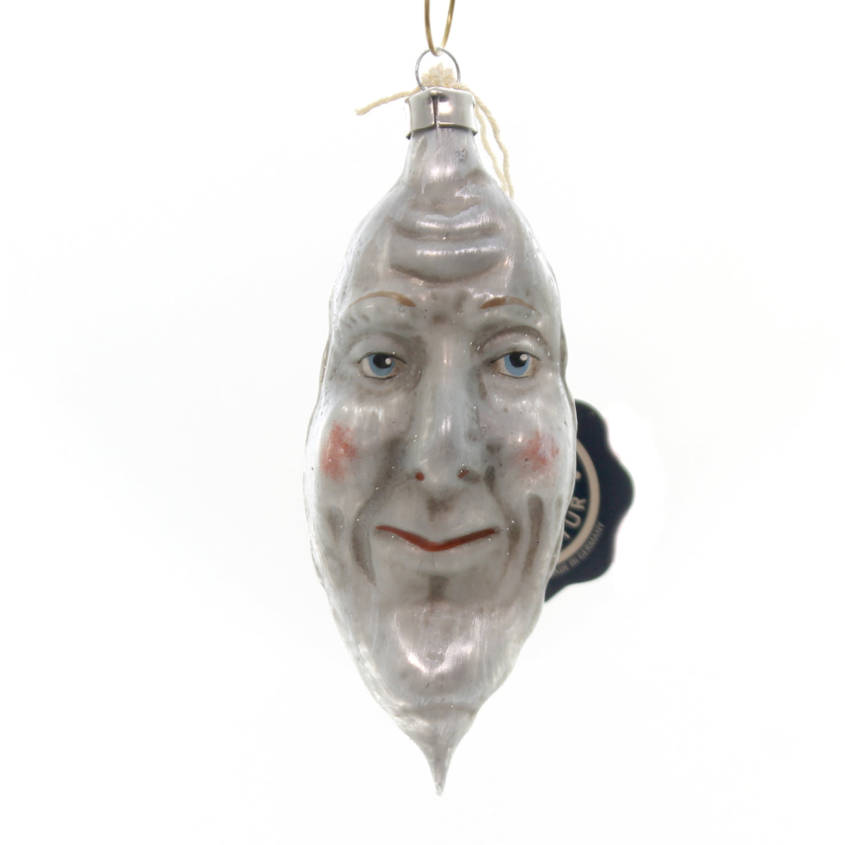 (37142) Silver Crescent Vintage Looking