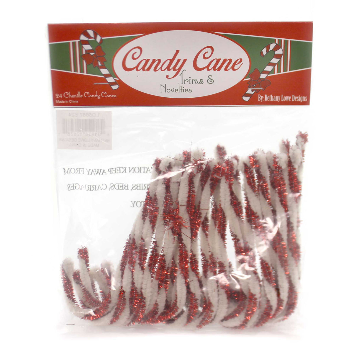 (37540) Chenille Candy Canes