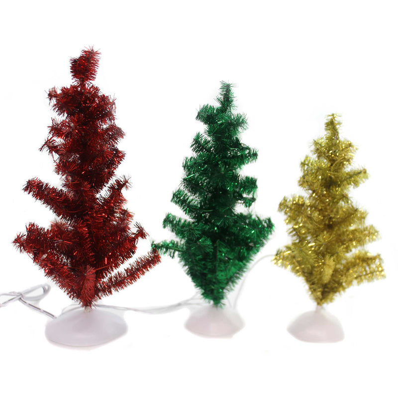 Department 56 Accessory Magical Tinsel Trees Polyresin Tinsel Lit 6001732 (37736)