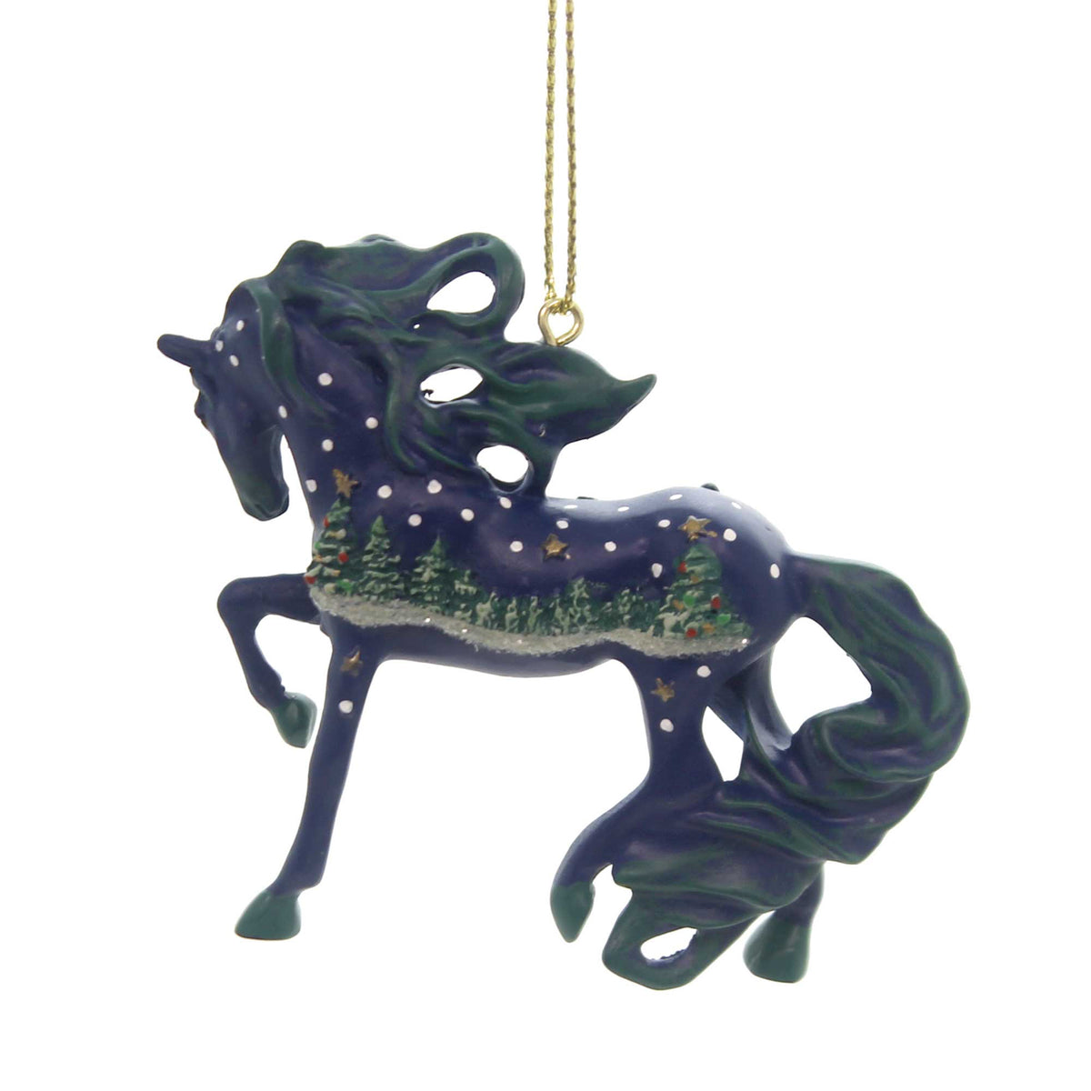 Trail Of Painted Ponies White Christmas Ornament - - SBKGifts.com