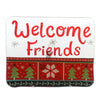 (38406) Tabletop Welcome Friends Platter, 11.25 Inch, Christmas Snowflakes 2020180473