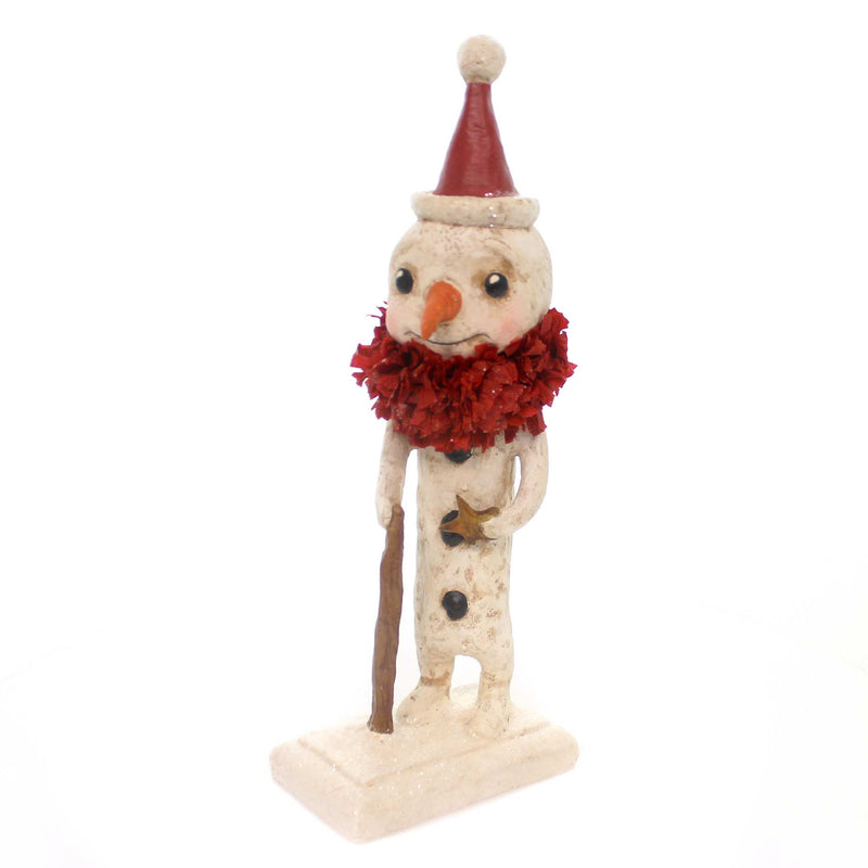 Christmas Star Snowman Polyresin Carrot Nose Hh7939 (38424)