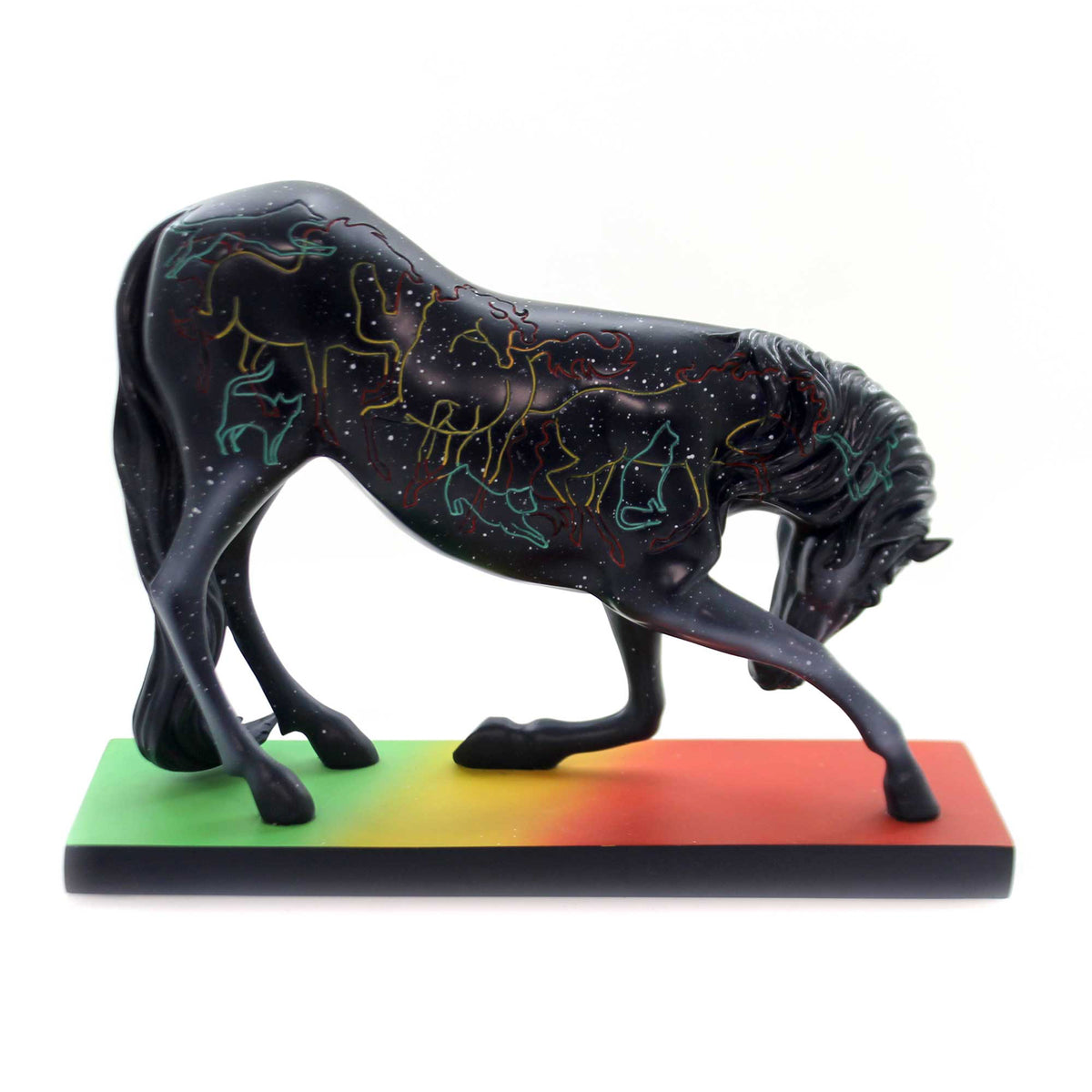 Trail Of Painted Ponies Crossing Rainbow Bridge - - SBKGifts.com
