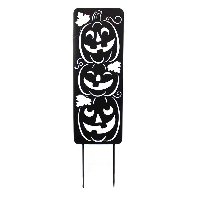 Home & Garden Jack-O-Lantern Metal Panel Metal Pumpkins Smile 44607 (38815)