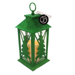 Christmas Glitter Green Tree Lantern - - SBKGifts.com