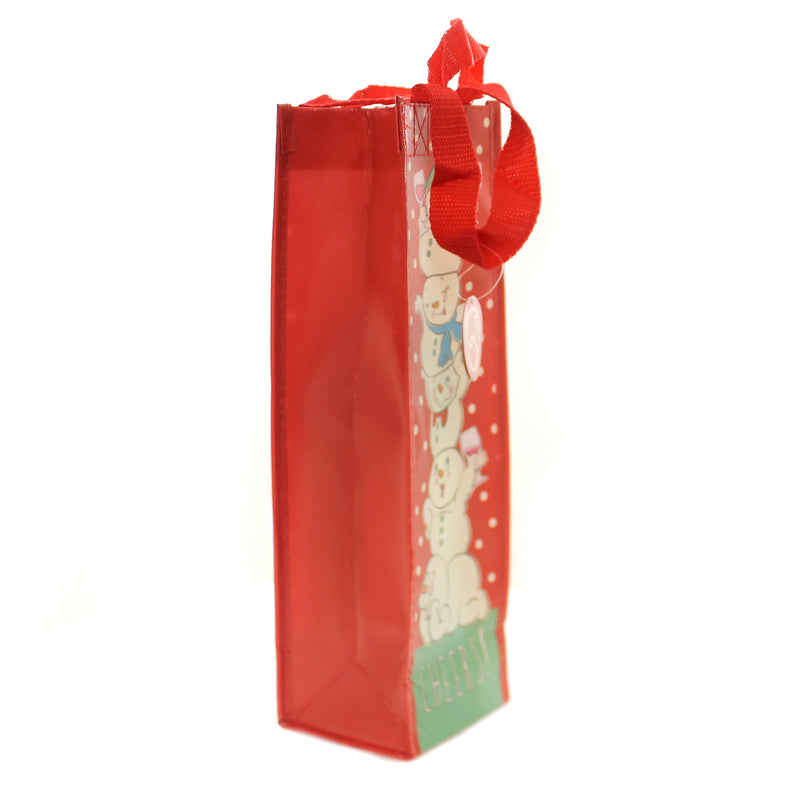 Christmas Cheers! Wine Bag Snowpinion - - SBKGifts.com
