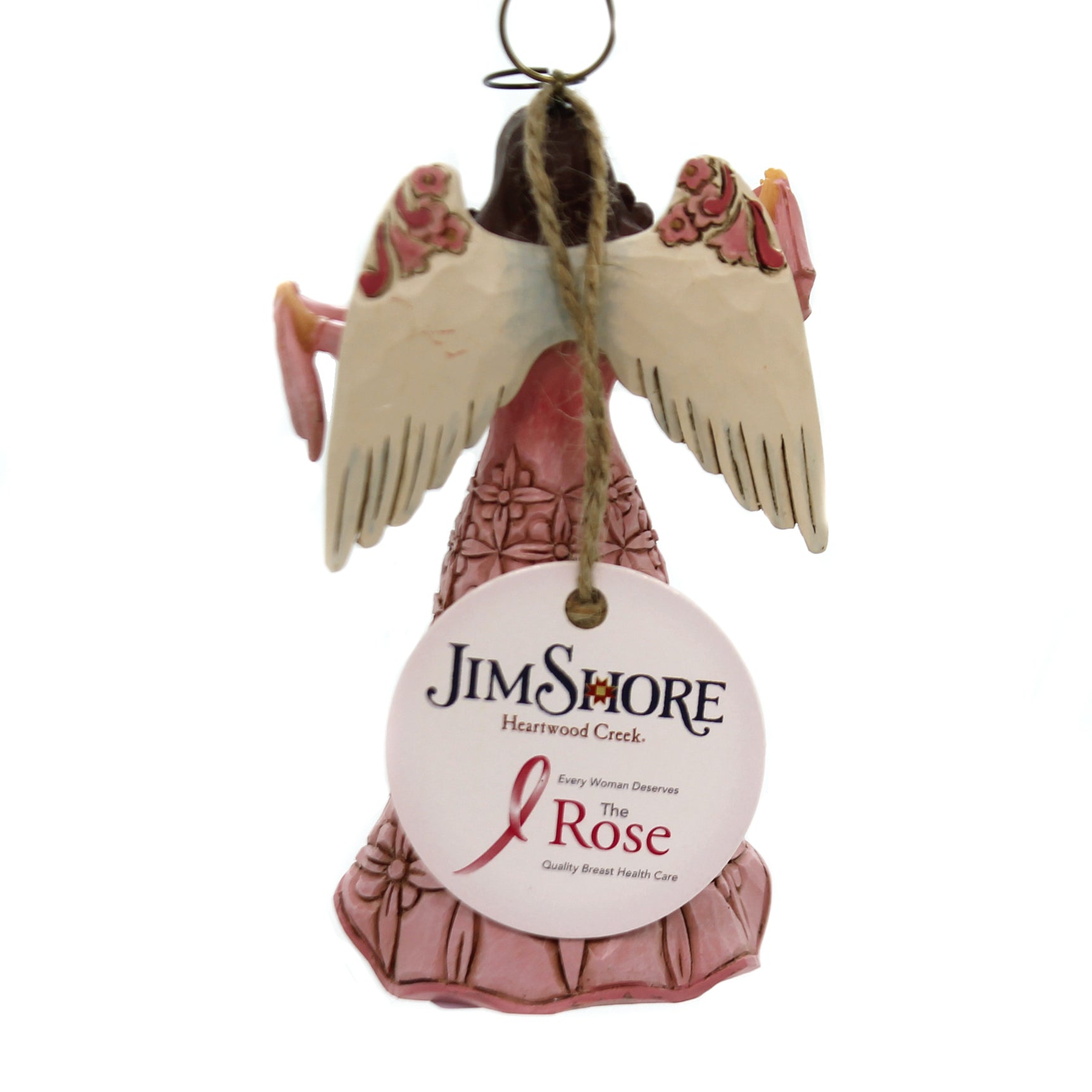 Jim Shore Breast Cancer Hope Angel Polyresin Awareness 6002869