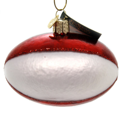 Old World Christmas Rugby Ball - - SBKGifts.com