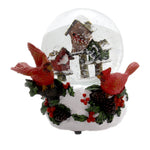 Christmas Cardinal Birdhouse Snowglobe - - SBKGifts.com