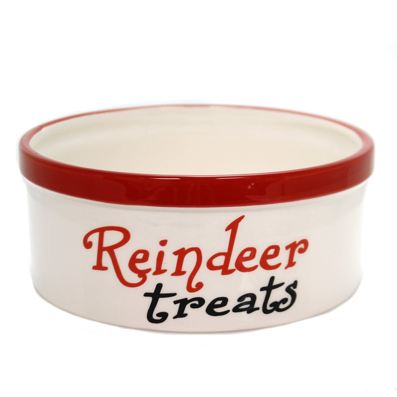 Tabletop Reindeer Treats Dish Ceramic Hand Wash Only 9734162 (39149)