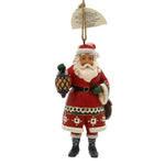 Jim Shore Santa Holding Lantern Polyresin Christmas Ornament 6002737 (39399)
