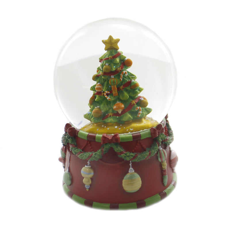 Christmas Christmas Tree Water Globe Polyresin Wind Up Musical Snowglobe C5657 (39406)
