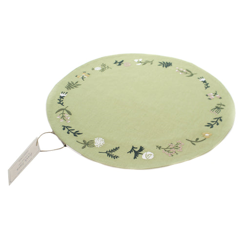 Tabletop Floral Round Placemat - - SBKGifts.com