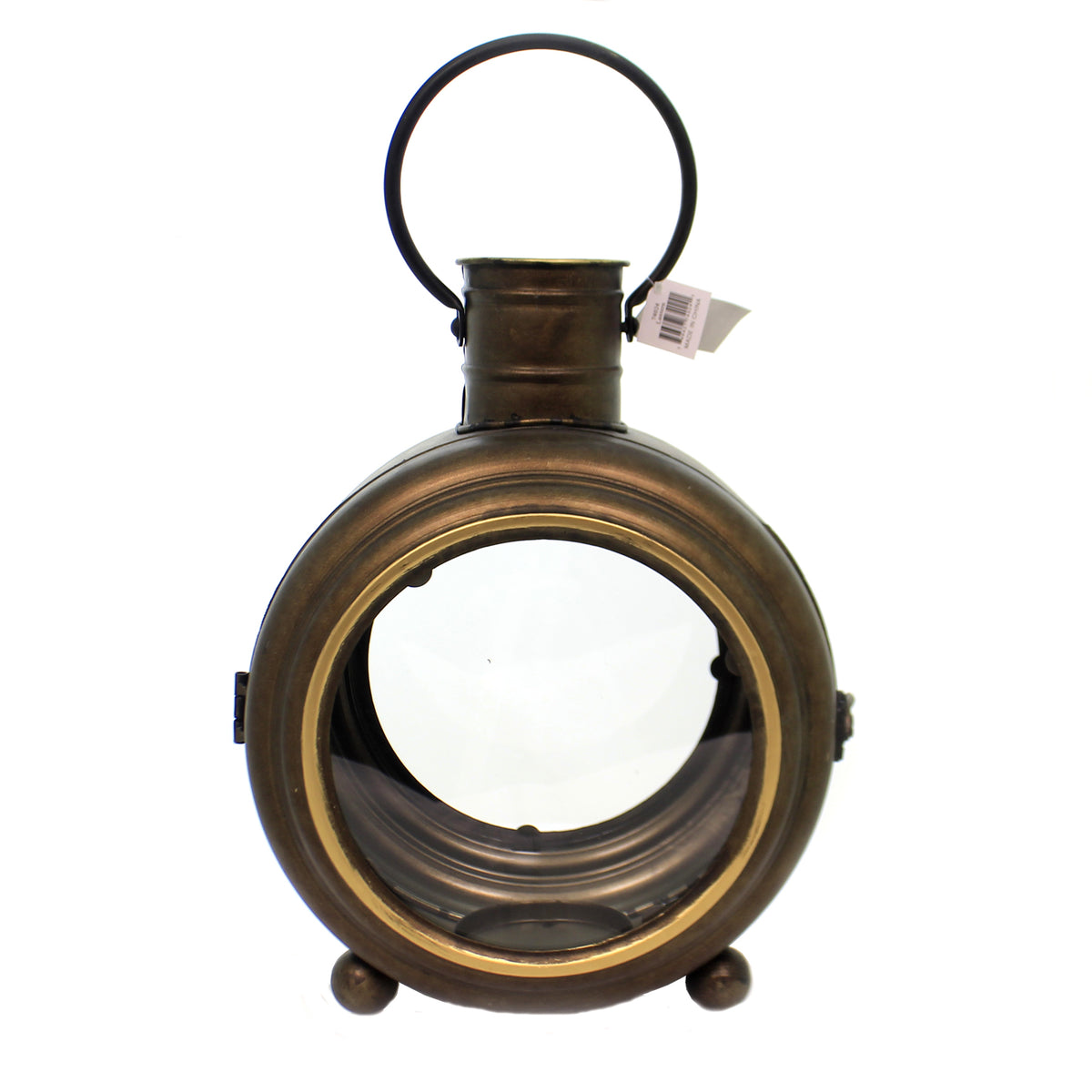 (40653) Metal Glass Lantern