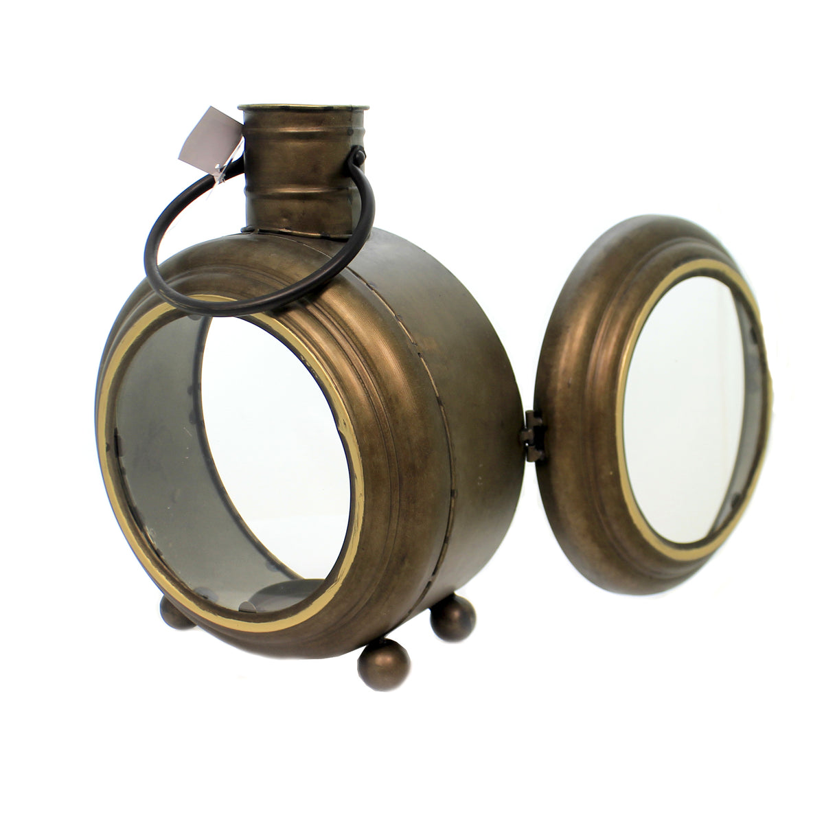 Home Decor Metal Glass Lantern - - SBKGifts.com