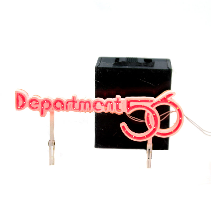 Department 56 Accessory Brite Lites Department 56 Sign - - SBKGifts.com