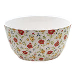 Tabletop Country Fresh Deep Bowl Ceramic Lisa Audit Flowers 26810 (40843)