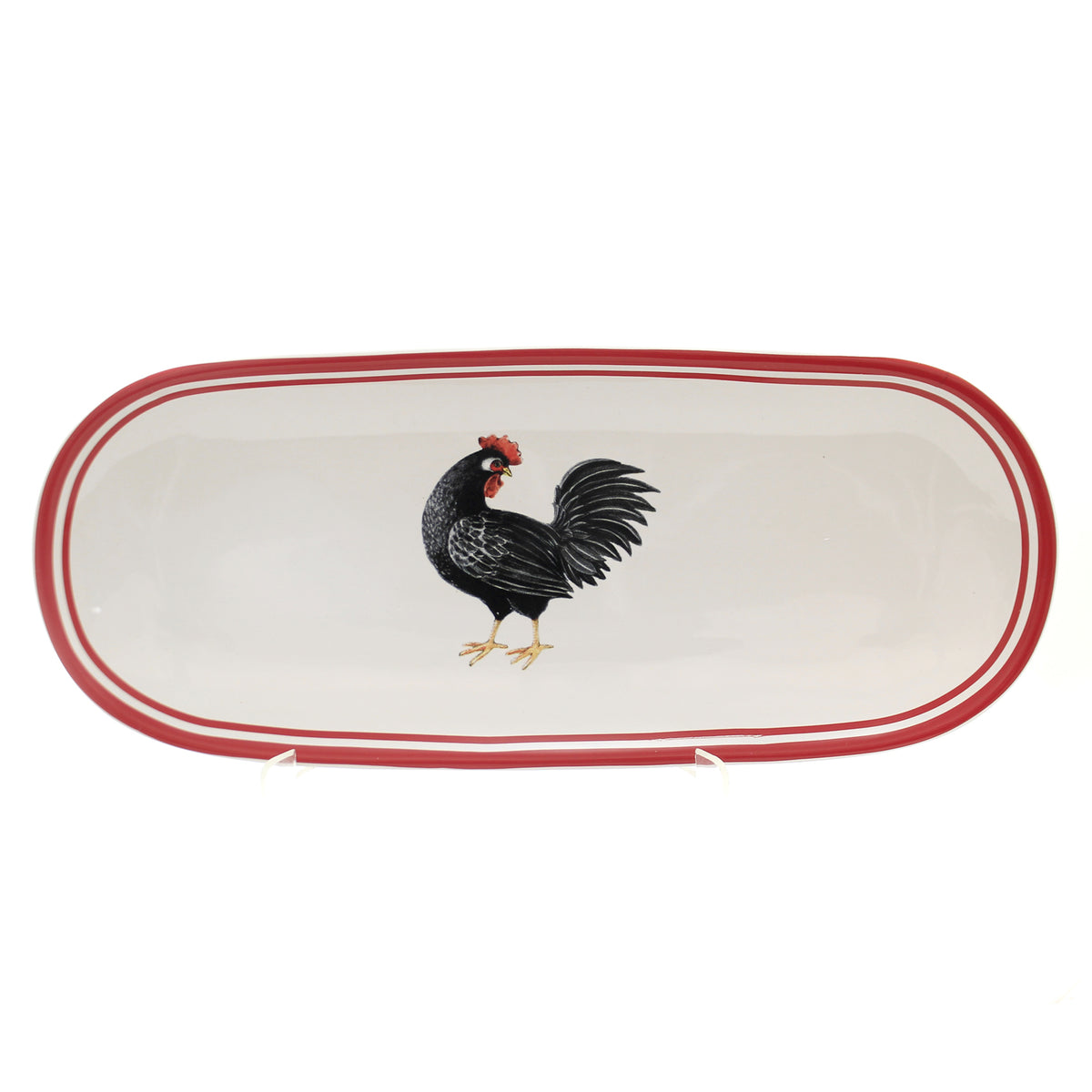 (40870) Homestead Rooster Bread Tray