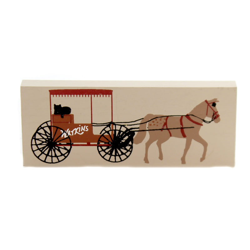 (40945) Cats Meow Village Watkins Wagon, 1.50 Inch, Accessory Horse Buggy Retired 166