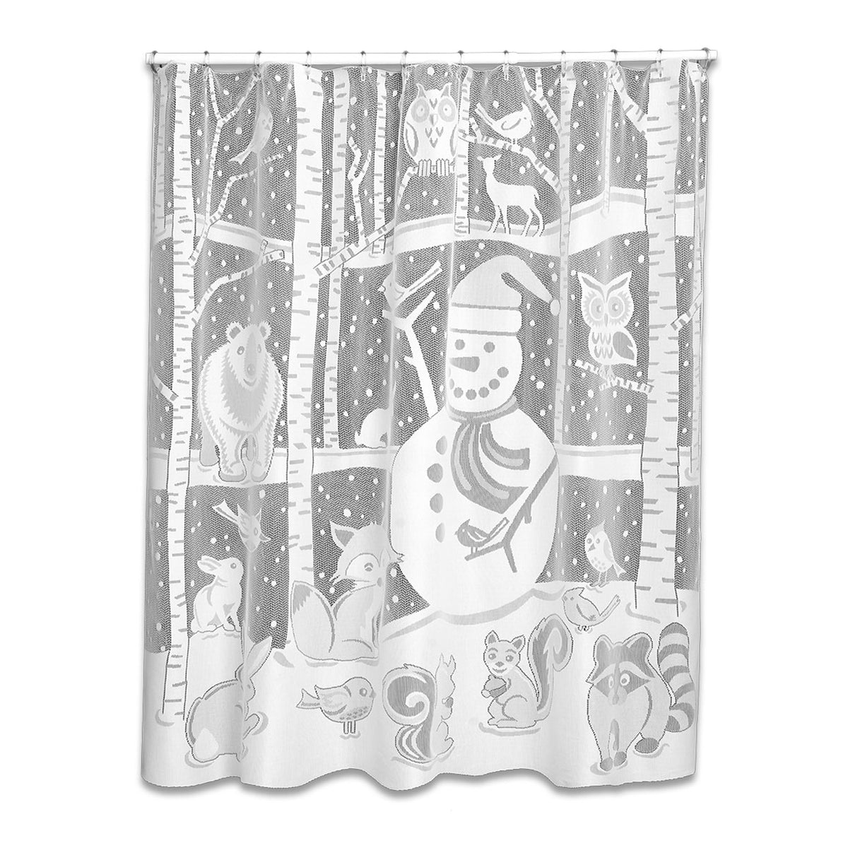 (41014) Snowman Shower Curtain