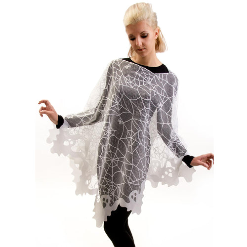 Halloween Ghost Poncho - - SBKGifts.com