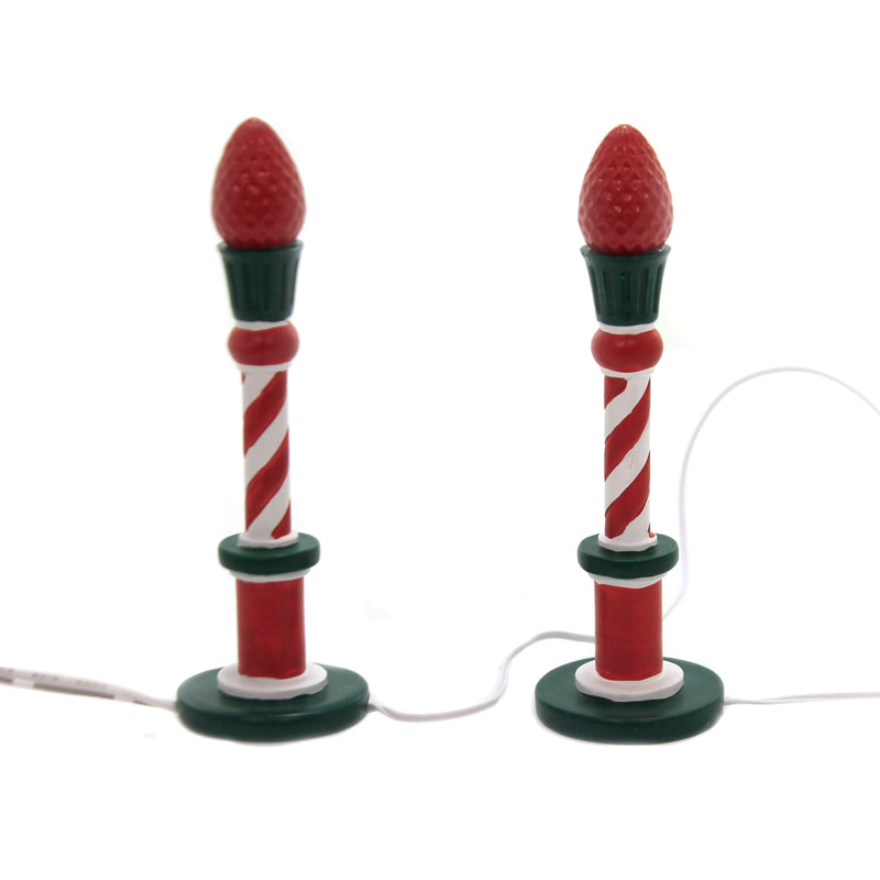 (41193) Department 56 Accessory Tree Light Street Light, 4.00 Inch, Christmas North Pole 6003192