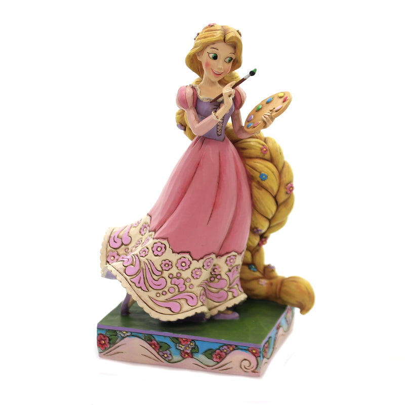Jim Shore Adventurous Artist Polyresin Disney Princess Rapunzel 6002820 (41228)
