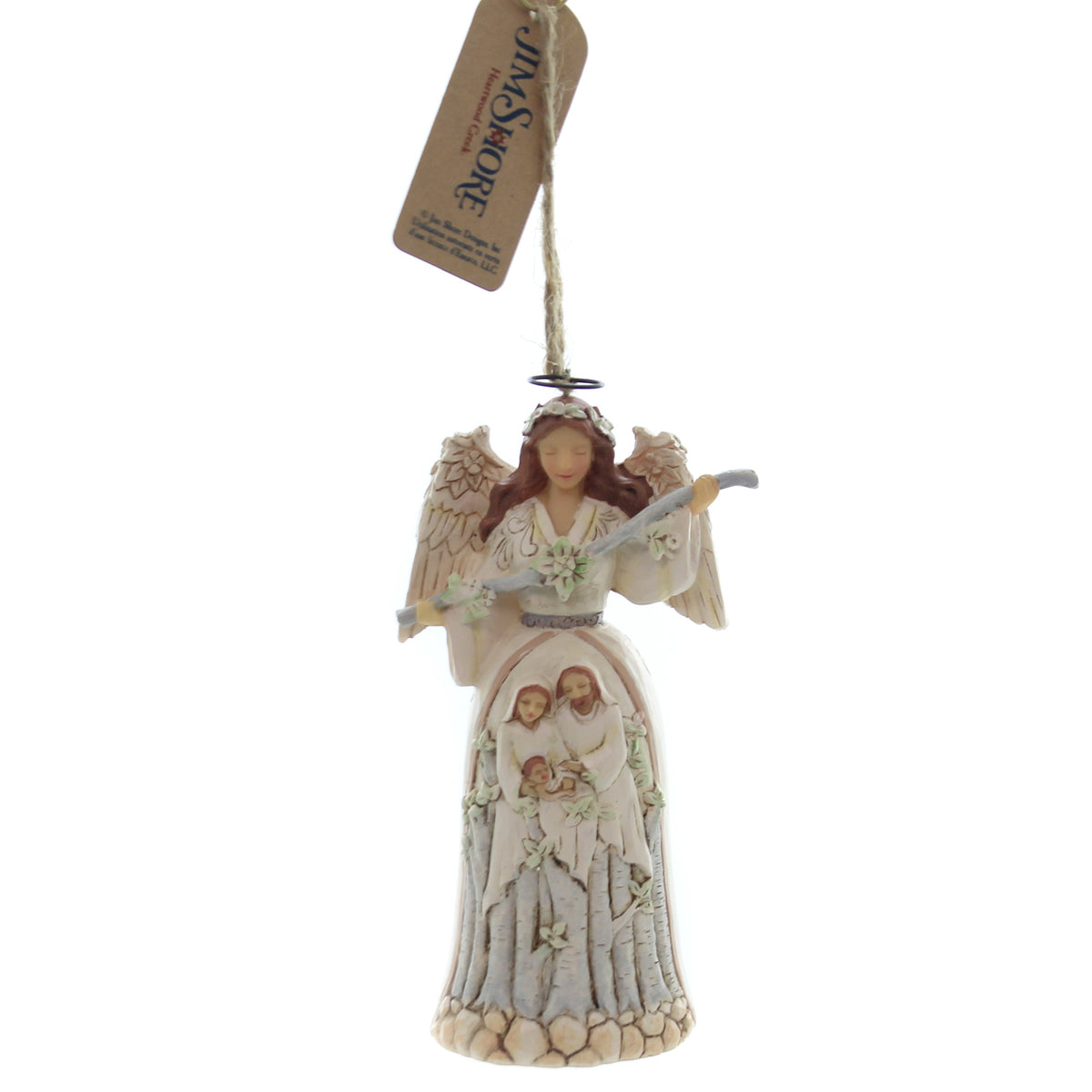 (41625) Nativity Angel White Woodland