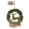 Jim Shore White Woodland Wreath 2019 - - SBKGifts.com