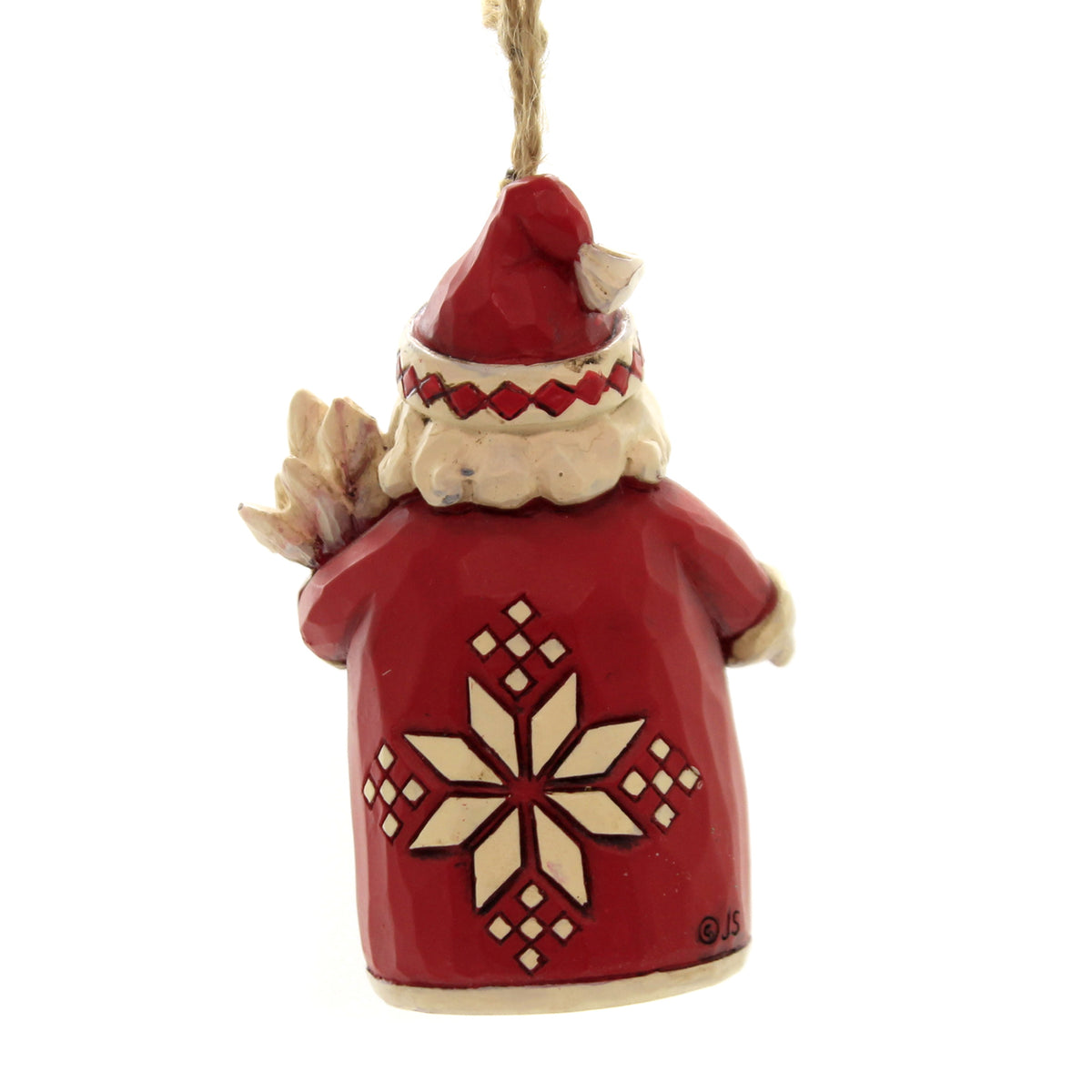 Jim Shore Nordic Noel Santa Ornament - - SBKGifts.com
