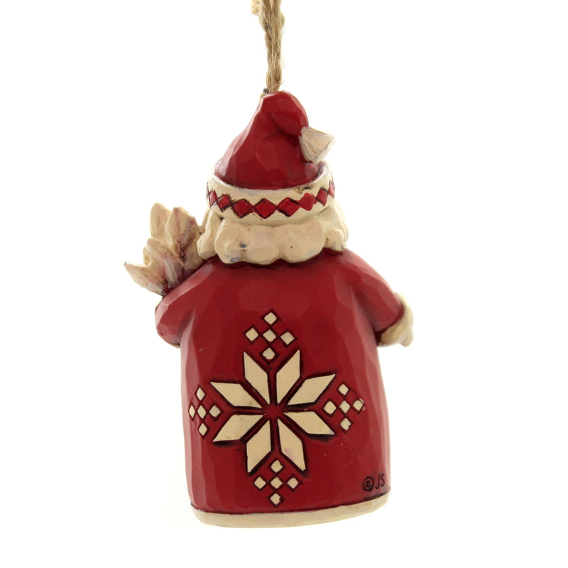 Jim Shore Nordic Noel Santa Ornament - - SBKGifts.com