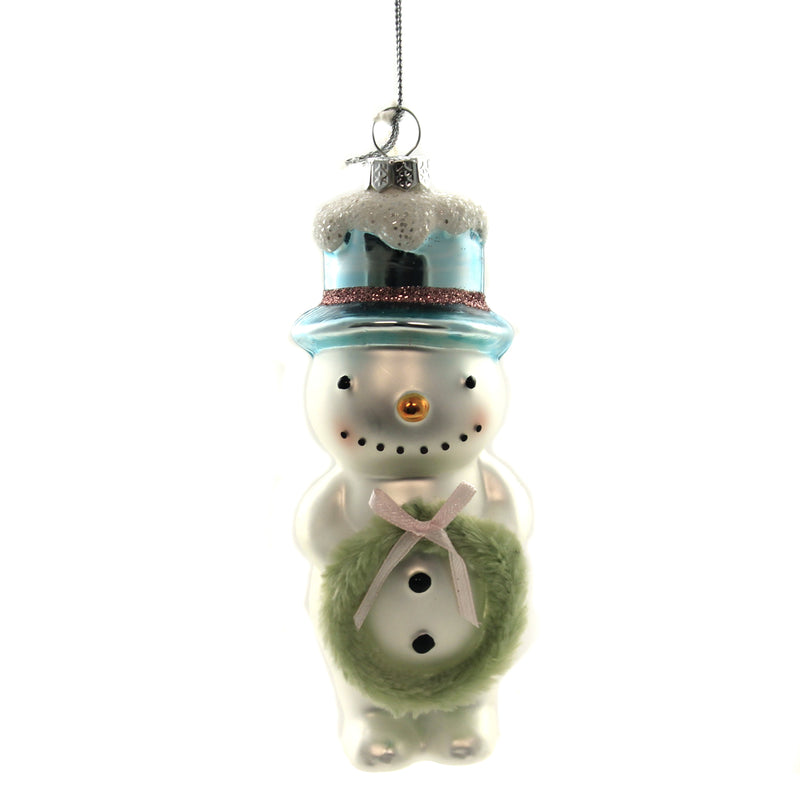 (41892) Flea Market Snowman W/Wreath