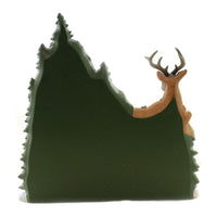 Christmas Santa In Chimney Rooftop Scene - - SBKGifts.com