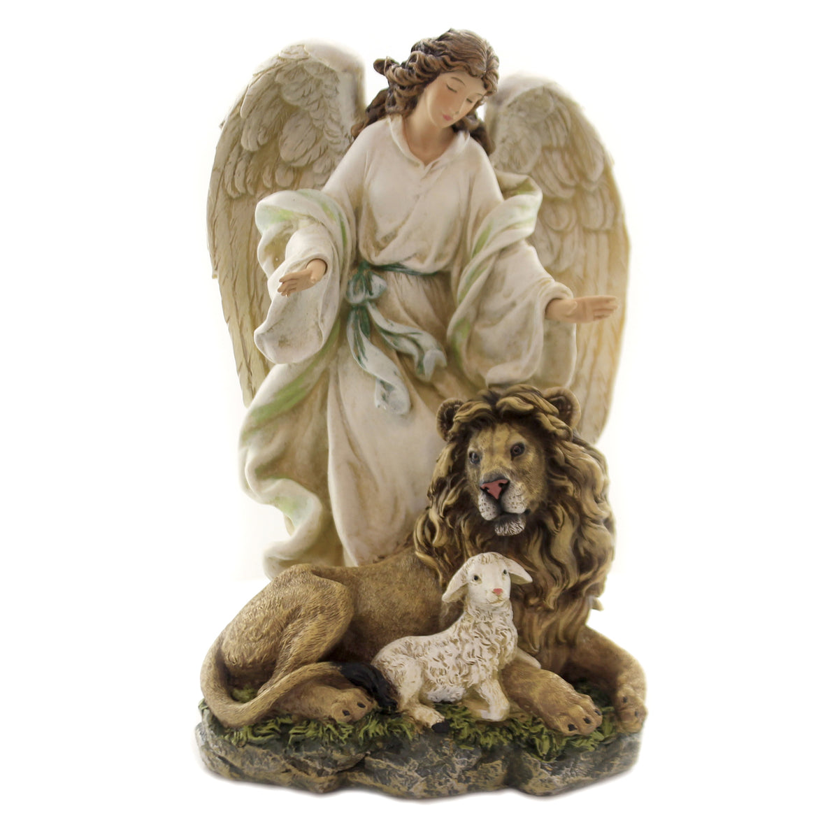(41931) Angel With Lion & Lamb