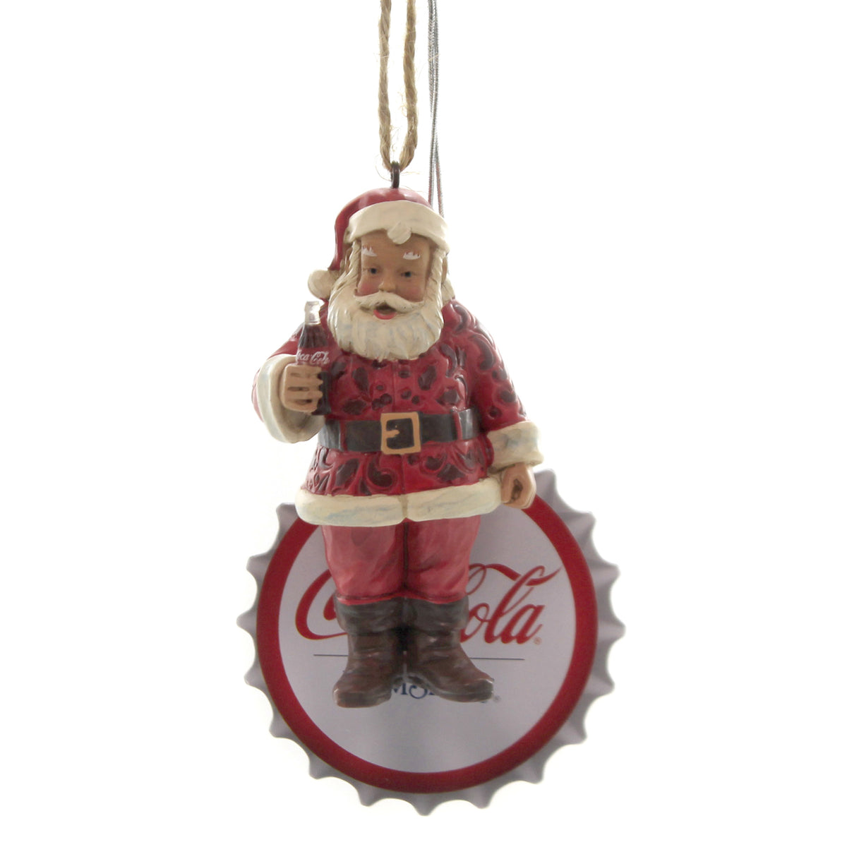 (41988) Santa With Coke Ornament