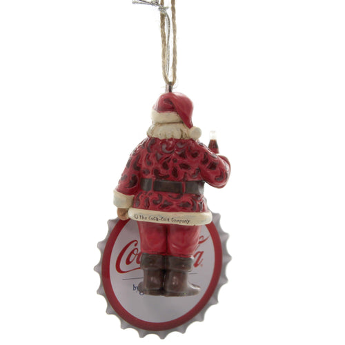 Jim Shore Santa With Coke Ornament - - SBKGifts.com