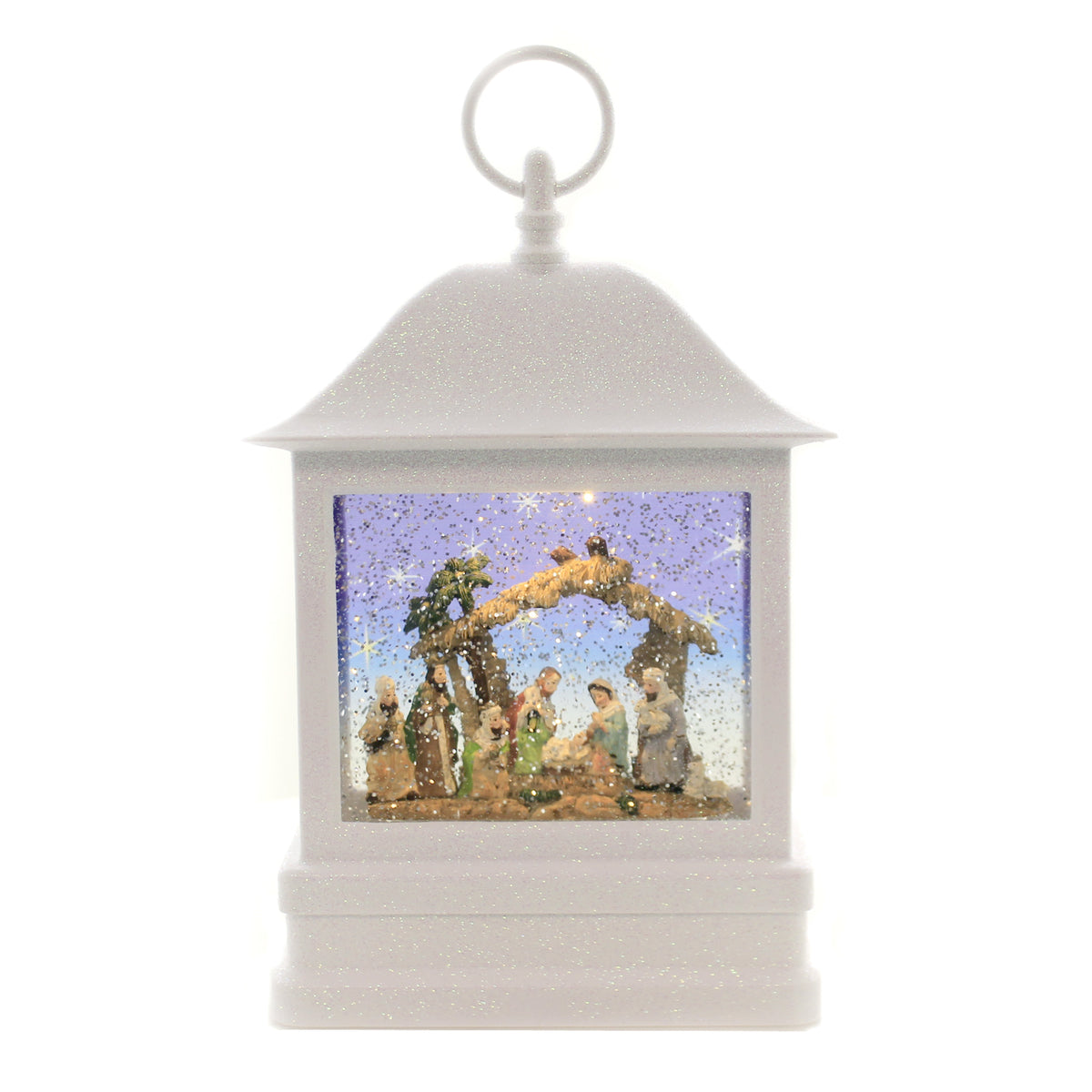 (42048) Led Holy Family Swirl Lantern