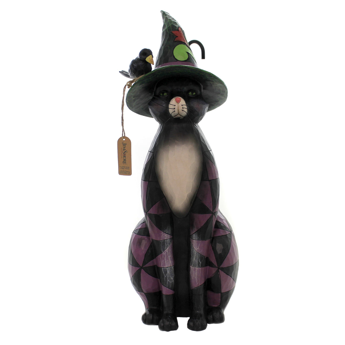 (42130) Black Cat Witch Statue