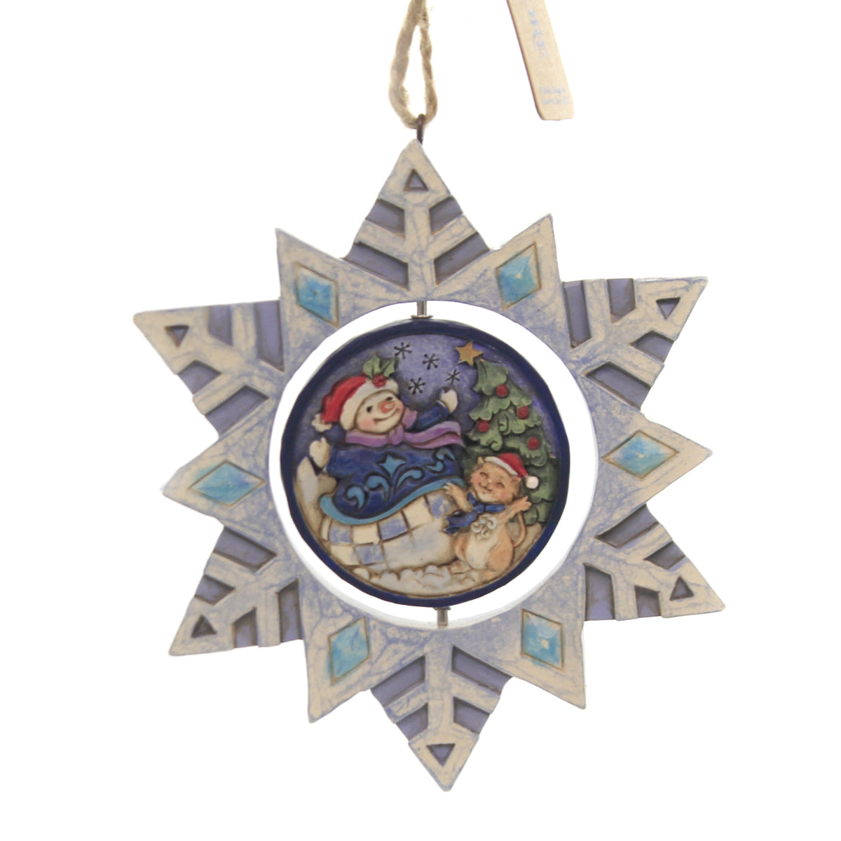 (42131) Snowflake Shaped With Snowman