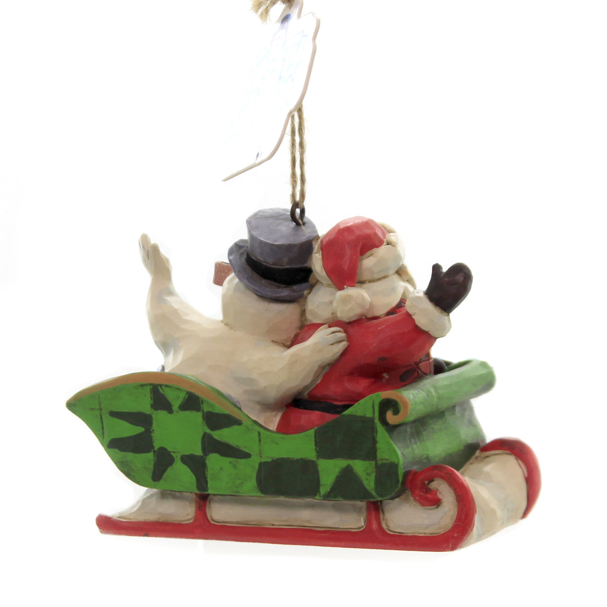 Jim Shore Santa & Frosty In Sleigh - - SBKGifts.com